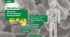 Desktop Screenshot of mutaflor.de