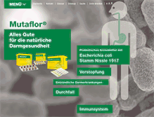 Tablet Screenshot of mutaflor.de